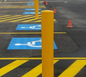 Disabled Bay Bollard