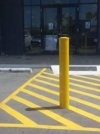 Bollard Disabled Bay - ZERO CIVIL